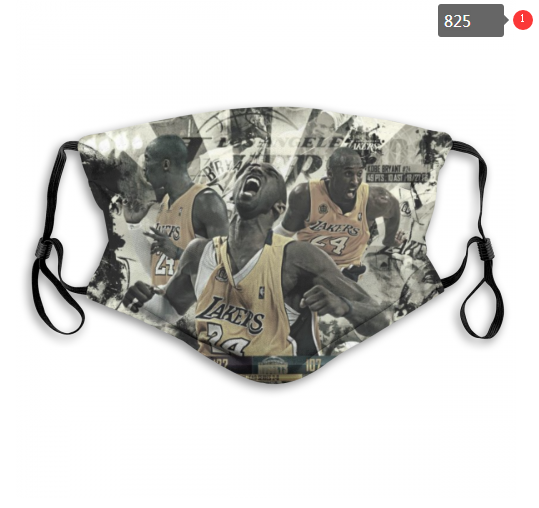 NBA Los Angeles Lakers #52 Dust mask with filter->nba dust mask->Sports Accessory